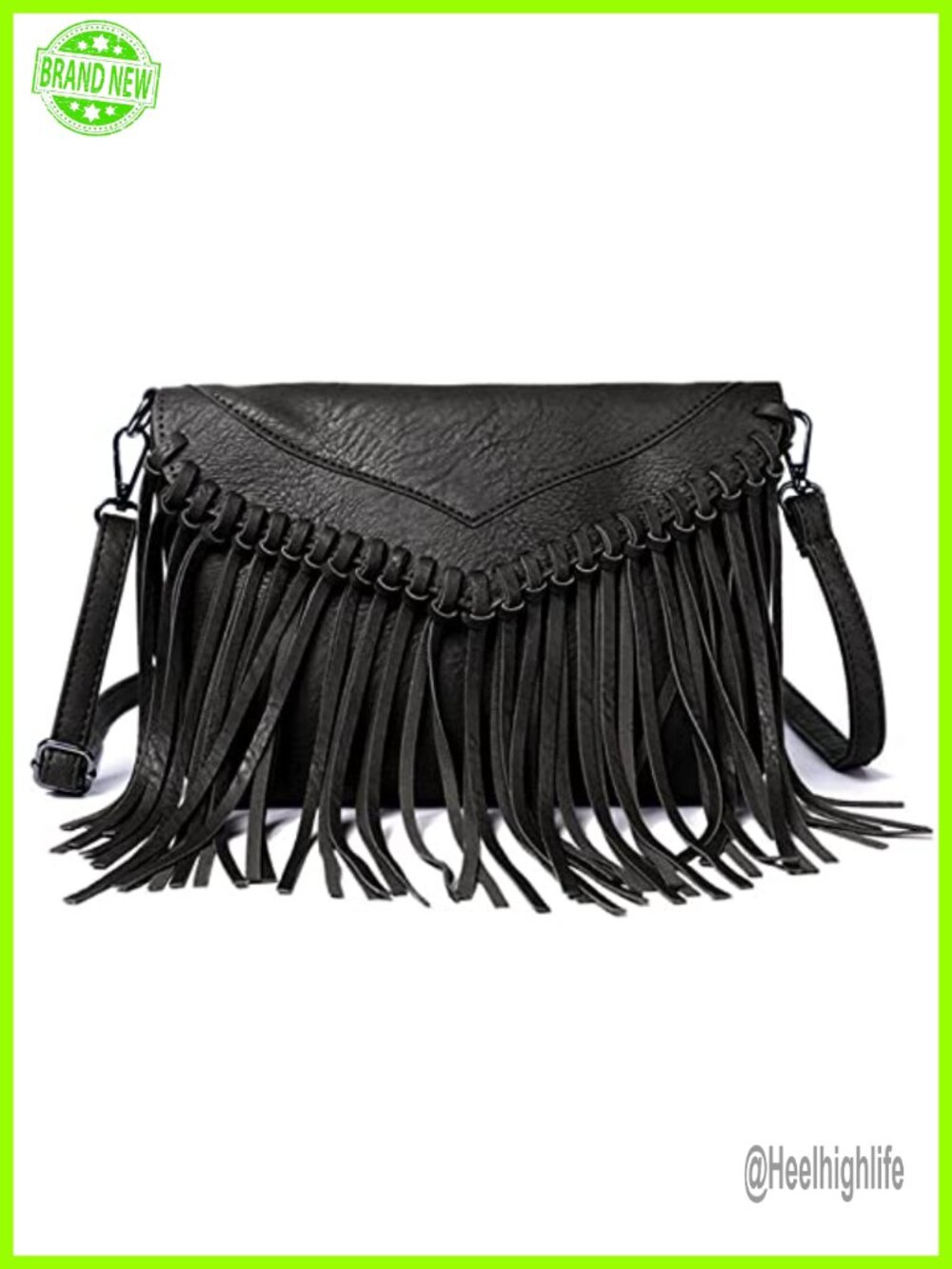 Fringe Hobo Bag Vegan Leather Tassel Crossbody Purse